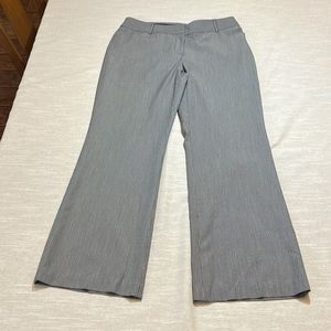 Apostrophe black and tan color pants. Size 6 petite.  Waist 16” Inseam 29.5”
